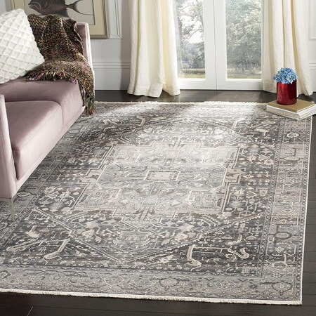 Safavieh Vintage Persian 4 x 6 ft. Rectangle Area Rug - Grey & Charcoal VTP474F-4